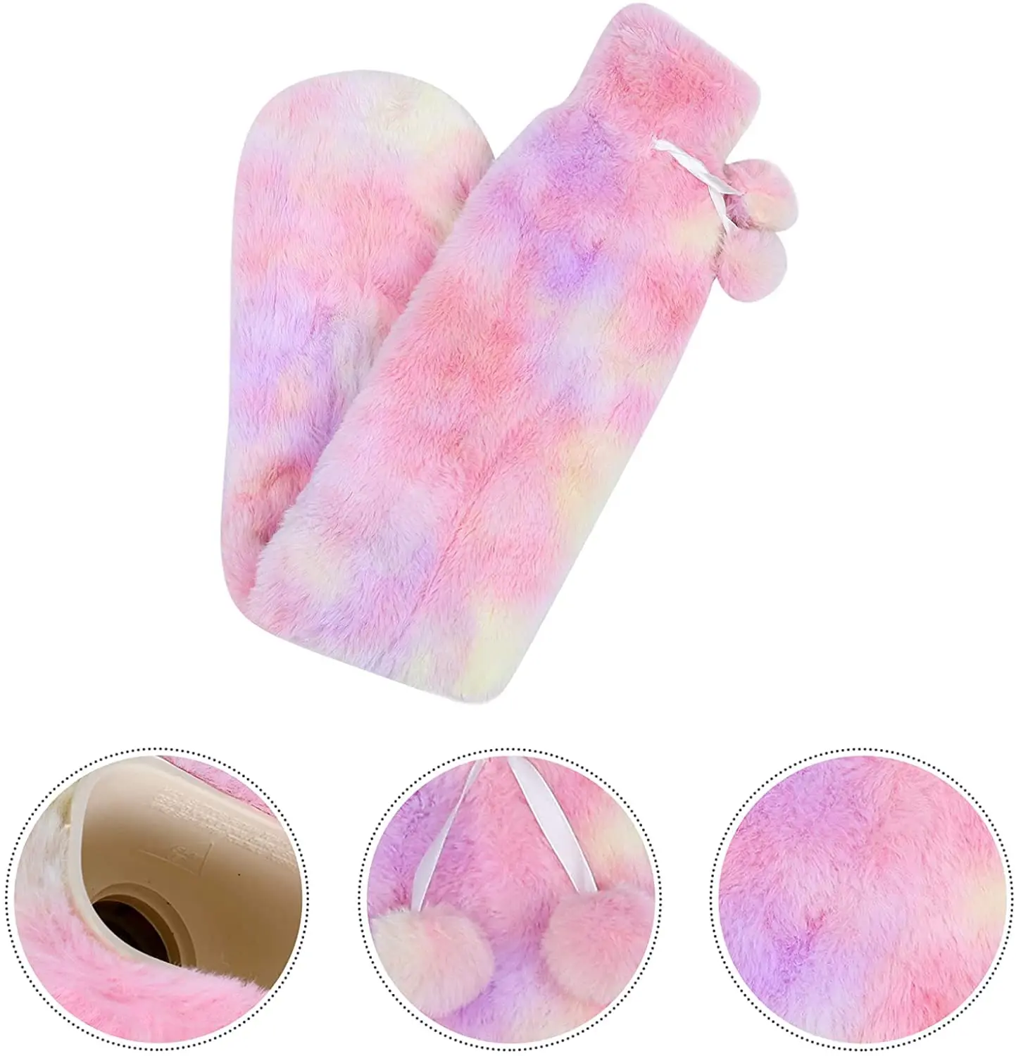 This long, flexible hot water bottle provides soothing warmth and pain relief for your back, neck, shoulders, and legs, keeping you cozy all night.