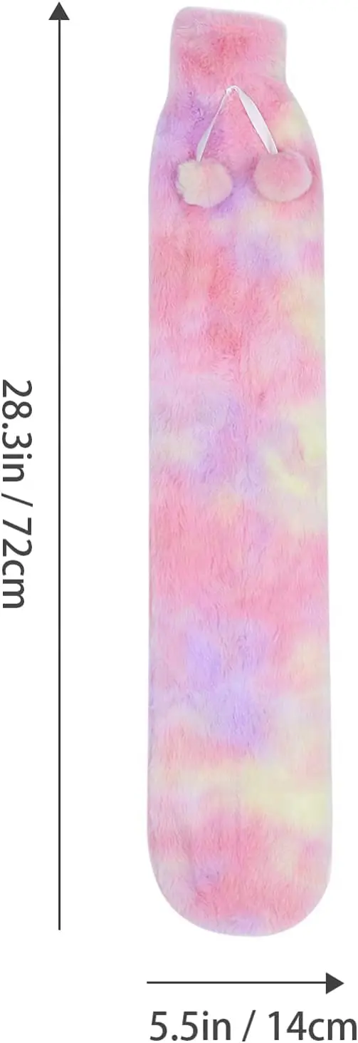 This long, flexible hot water bottle provides soothing warmth and pain relief for your back, neck, shoulders, and legs, keeping you cozy all night.