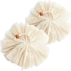 These extra large, exfoliating loofah bath sponges are made with natural sisal to create a rich lather for men and women's shower use.