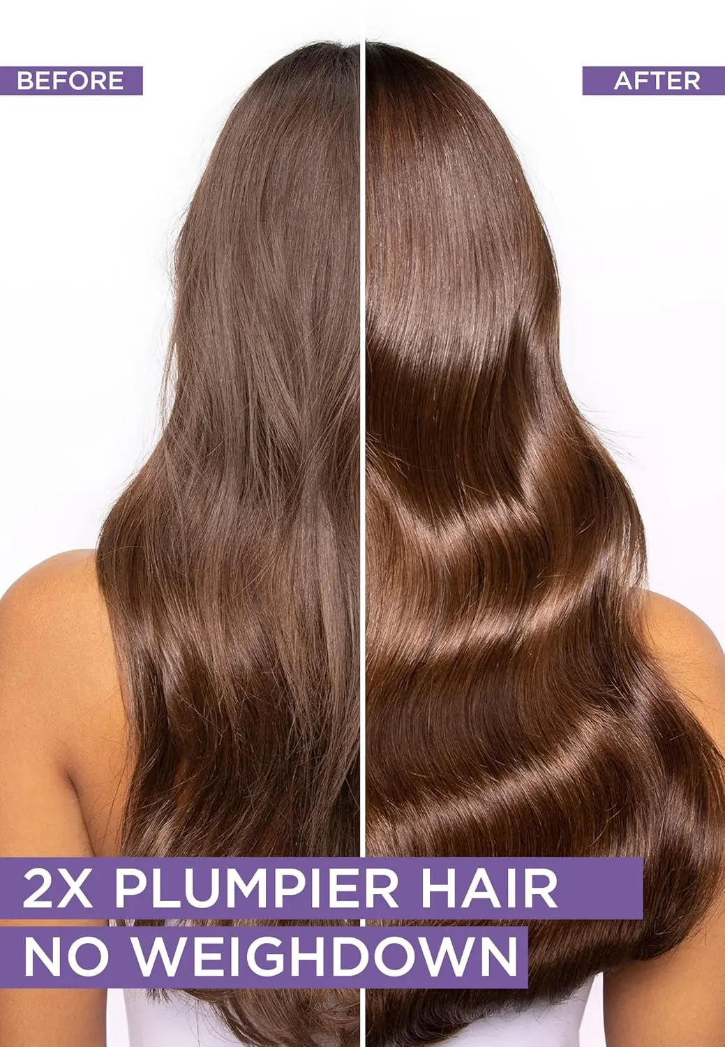 L’Oréal Paris Elvive Hyaluron Moisture shampoo twin pack deeply hydrates dry, dehydrated hair for 72 hours leaving it replumped, bouncy and shiny without weighing it down.