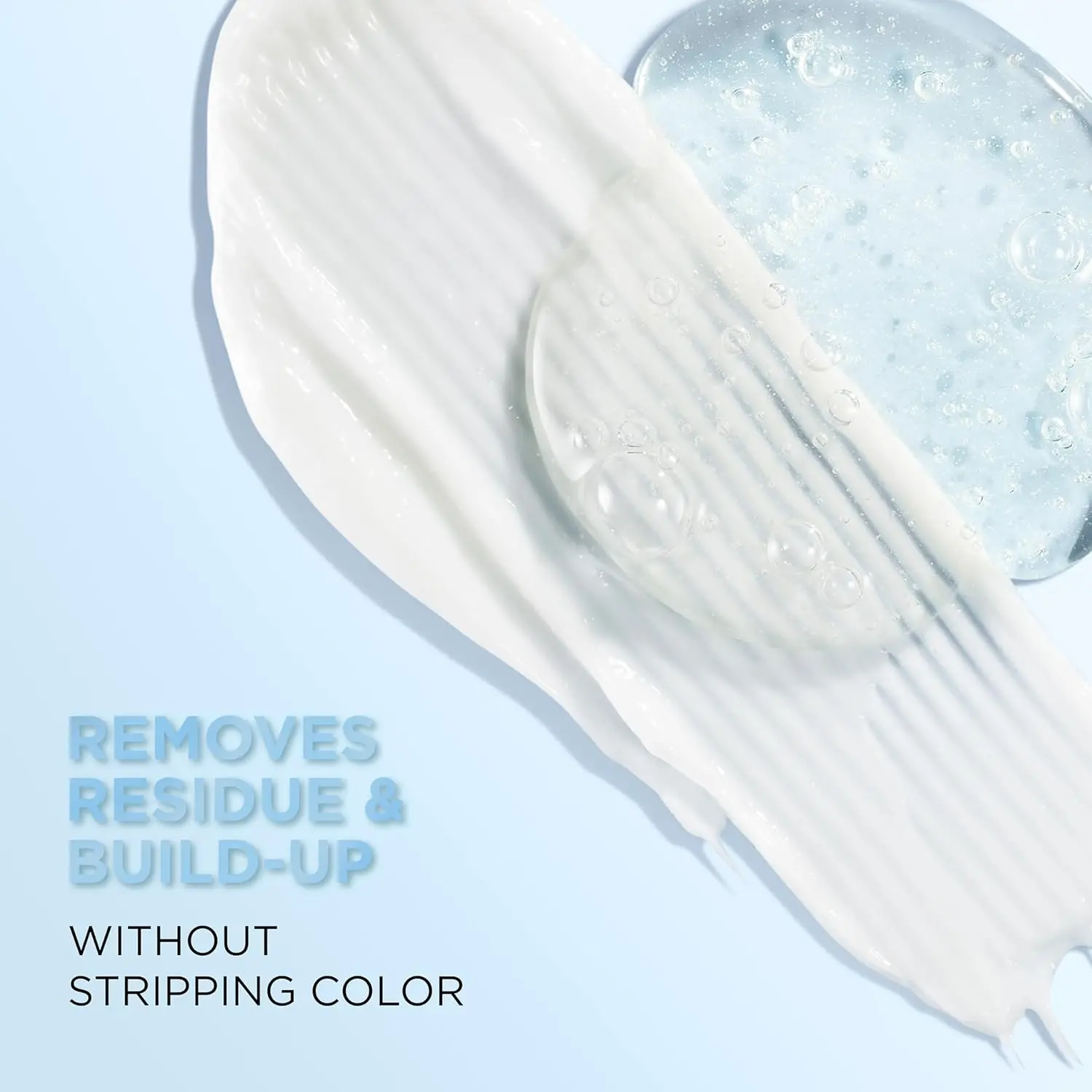 L'Oreal Paris EverPure Clarify and Restore shampoo and conditioner set protects color-treated hair from fading by removing residue and build-up while delivering moisture.