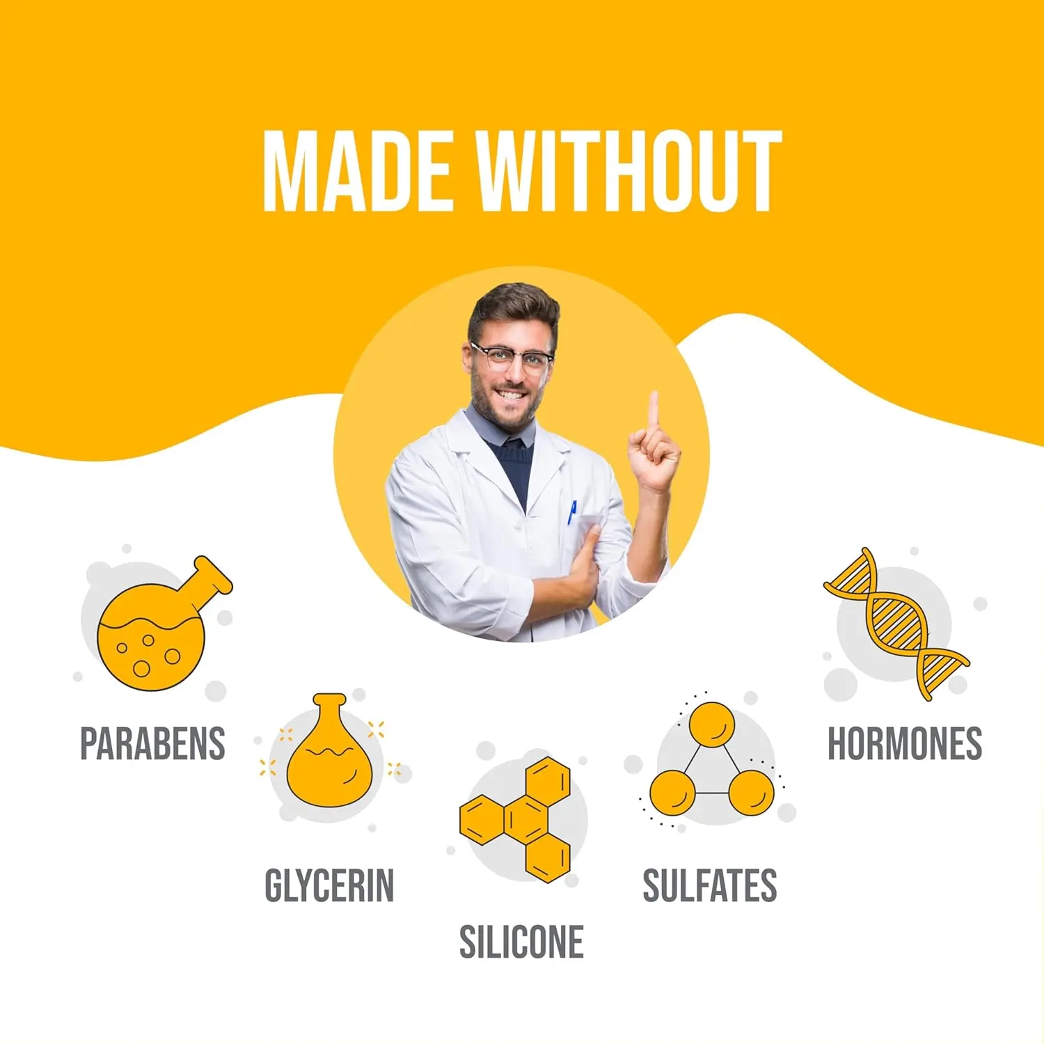 Bottle of Lube Life water-based personal lubricant for men, women and couples, compatible with most toy materials and condoms.