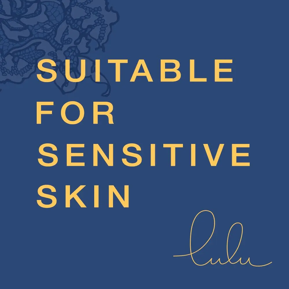 A bottle of Lulu Lube natural water-based personal lubricant, made in the USA and formulated with care for men and women, packaged hygienically.