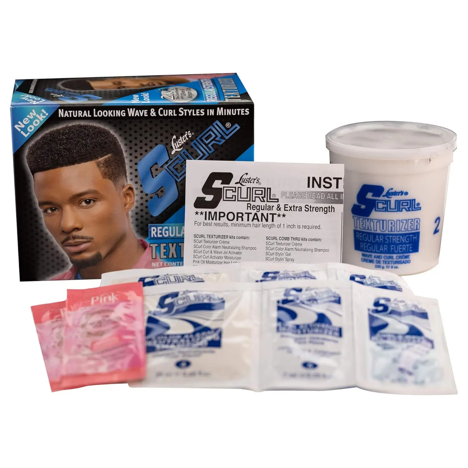 Luster's Wave & Curl Booster helps define natural curls, extend curl patterns, and soften hard-to-style hair with an extra strong, non-flaking hold.