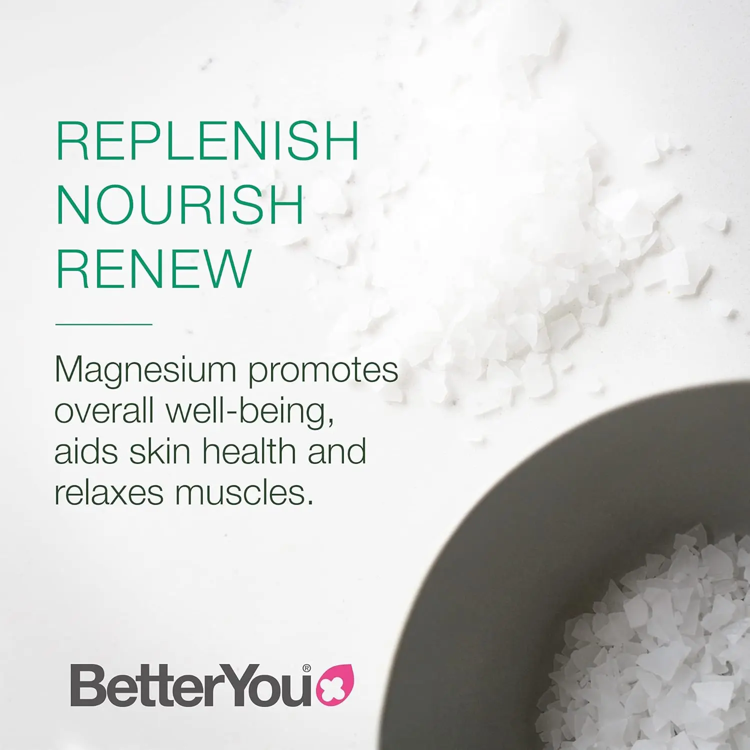 Better You Magnesium Oil Sensitive Spray delivers 100mg of absorbable magnesium per 10 sprays for bone and skin health, and is gentle enough for sensitive skin and pregnancy.