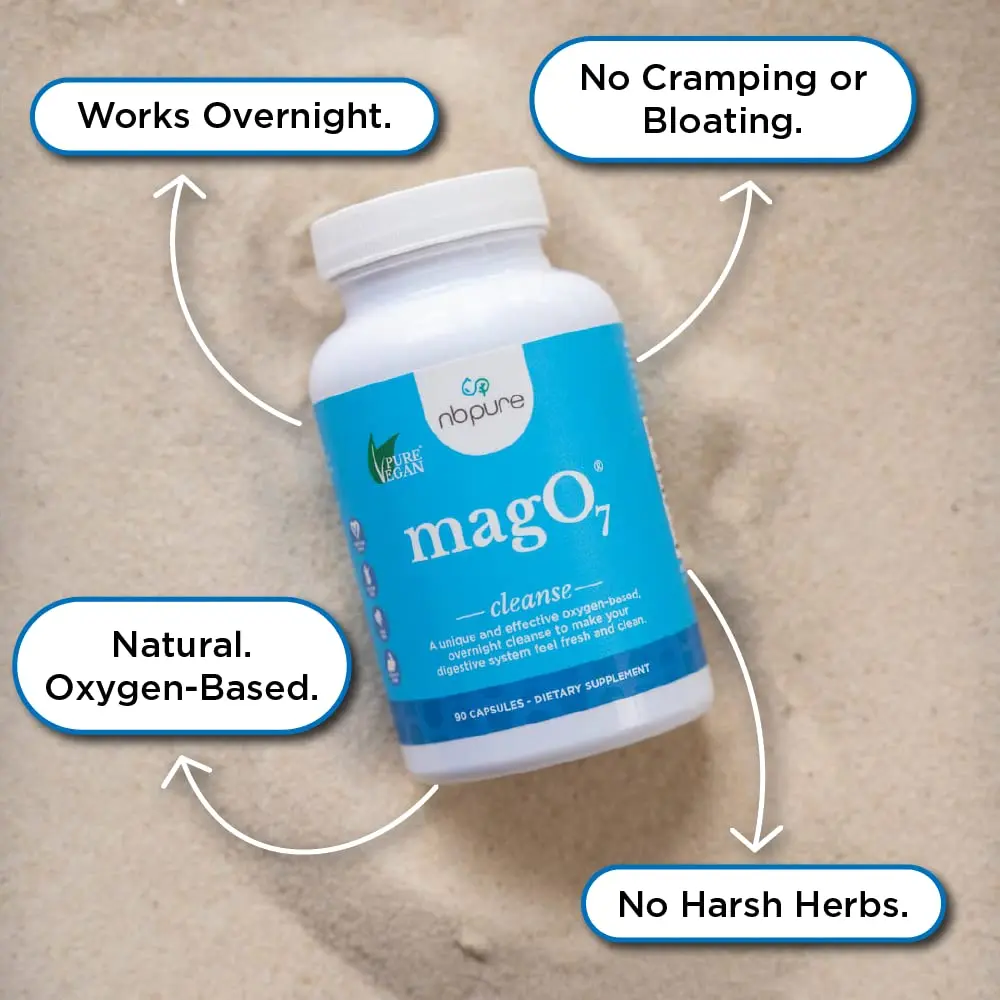 Aerobic Life MagO7 digestive cleanse capsules designed to perfection for gut health.