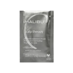 Malibu C Scalp Therapy is a vegan scalp scrub with Vitamin C that gently exfoliates, moisturizes, and soothes dry scalp while improving manageability and blood flow for a healthier scalp.