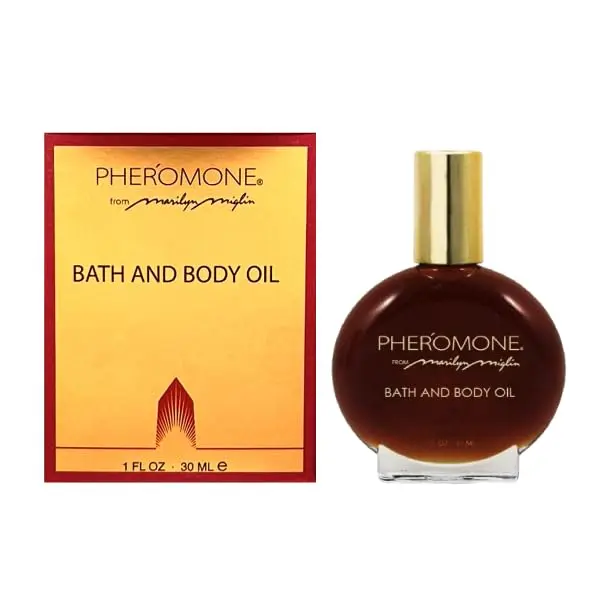 Marilyn Miglin Pheromone bath and body oil offers a long-lasting, mesmerizing fragrance and provides incredible softening effects on the skin without oily residue.