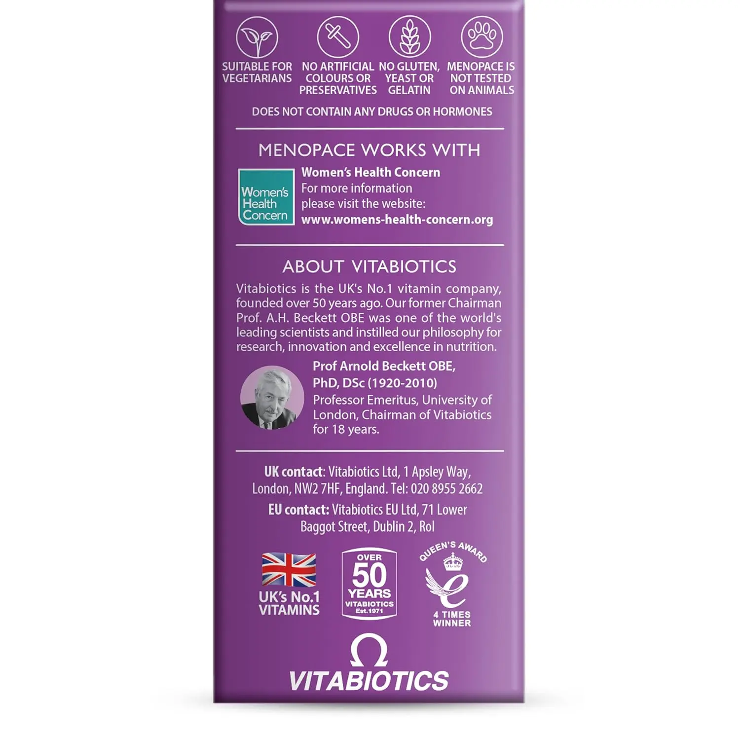 Menopace Plus dual pack supplement designed for women during and after menopause, containing micronutrient and botanical tablets for hormone regulation, bone and heart health.