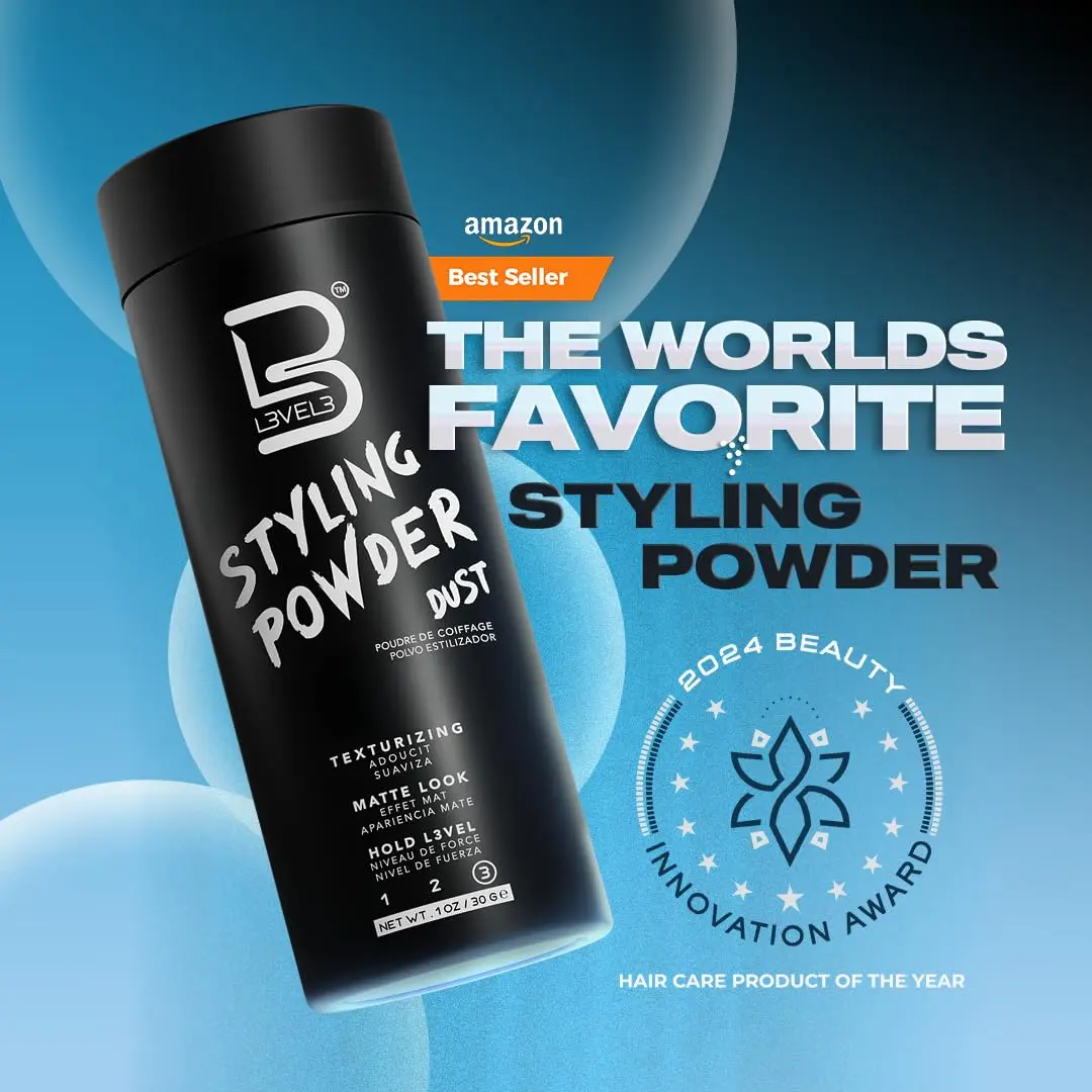 This mens hair powder provides a natural look, volume, and texture with a clean matte finish and no oily residue.