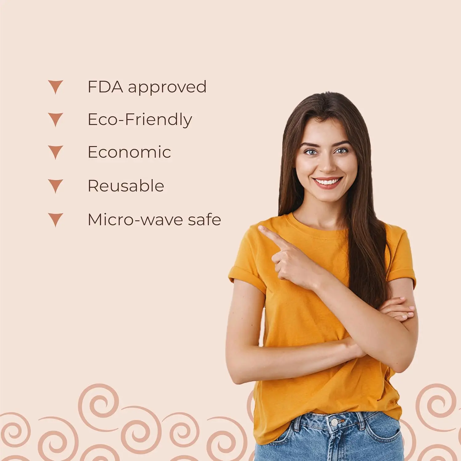 This image shows a green menstrual cup sterilizer case with a large reusable menstrual cup, perfect for portable cleaning and microwave steaming.