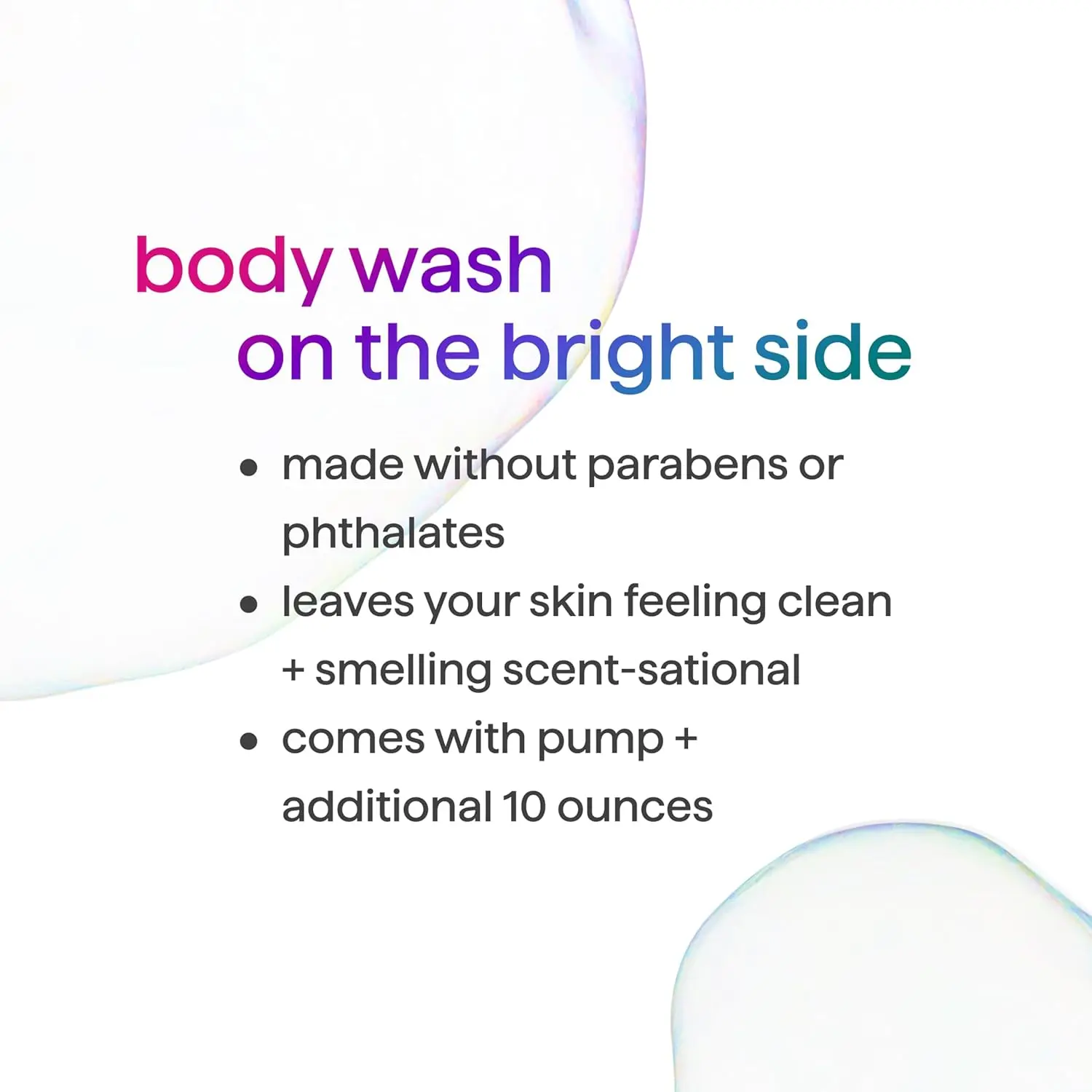 One 28 ounce bottle of Method Simply Nourish body wash infused with coconut, rice milk and shea butter to leave skin moisturized.