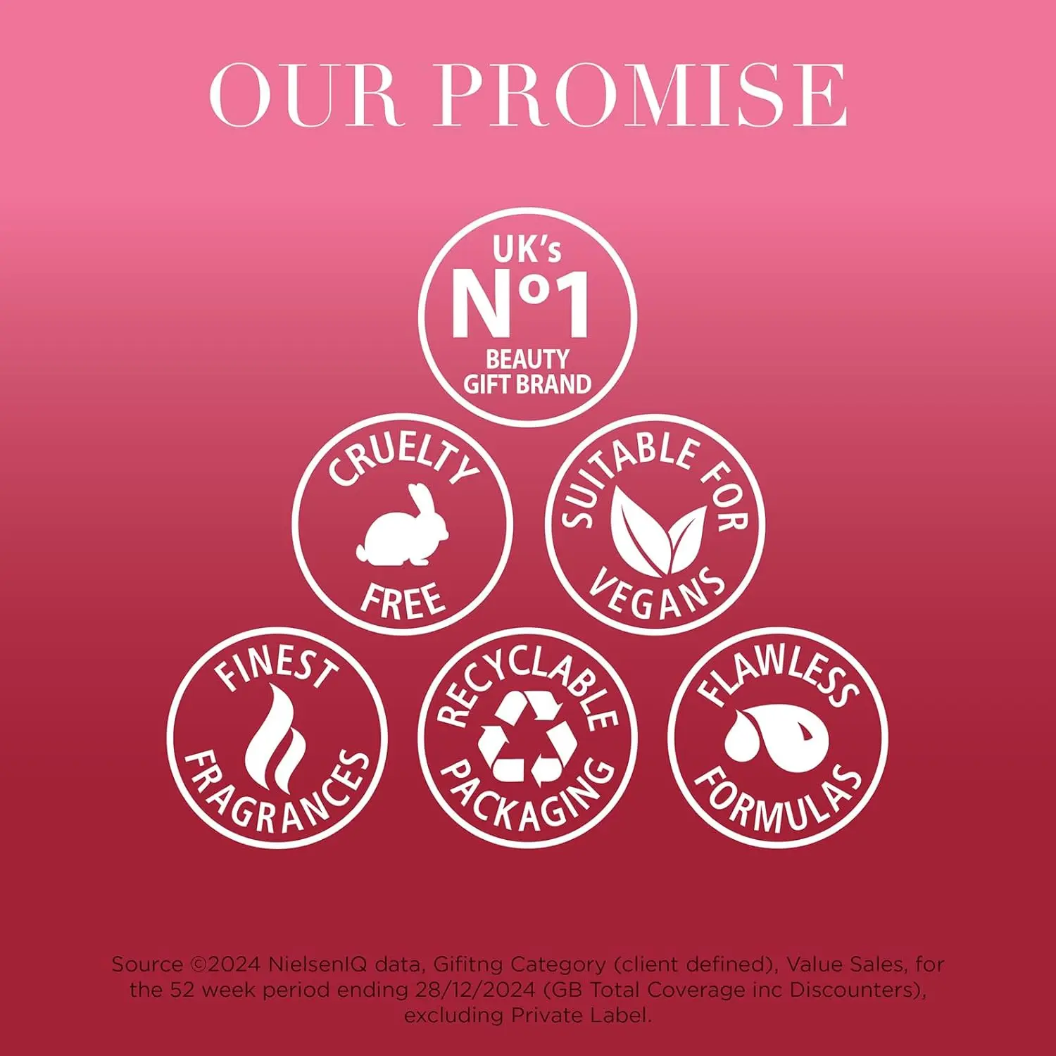 This Baylis & Harding Midnight Cherry pamper set is vegan friendly and contains body wash, bath bubbles, lotion, body polish, bath crystals and a body polisher, presented in reusable gift boxes.