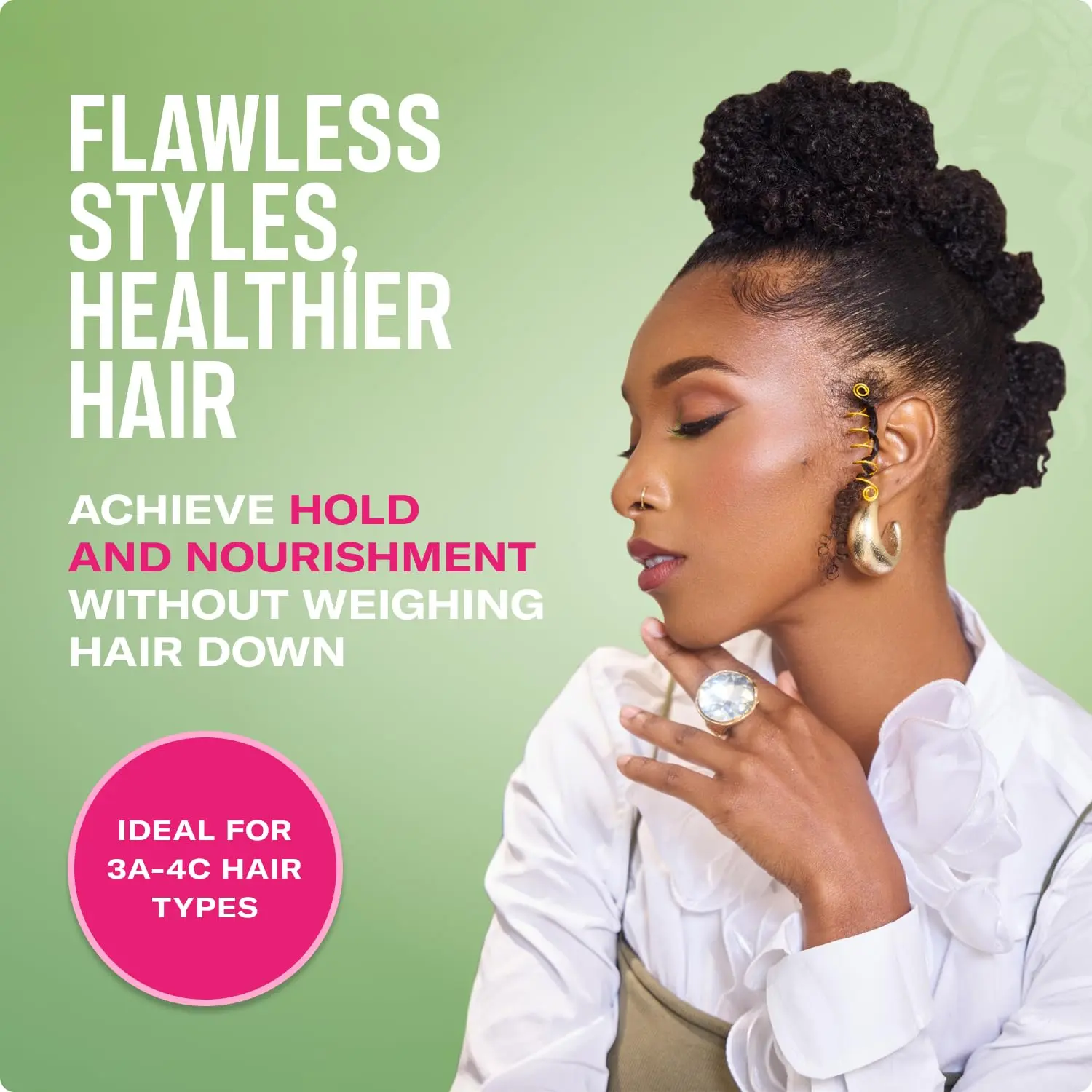 Mielle Organics rosemary mint styling creme infused with biotin and organic ingredients to moisturize, nourish and define curly hair.