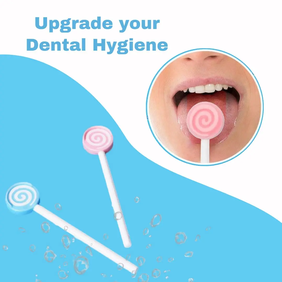 Colorful Mighty Raju tongue cleaners in a pack of five, designed to train children with healthy oral habits and completely safe for baby's dental hygiene.