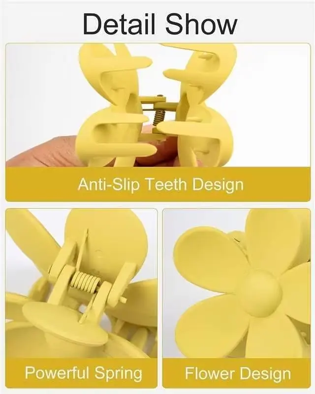 This set of 40 colorful mini flower hair clips are made of resin, perfect for creating stylish hairstyles for baby girls, toddlers, and women with thin or fine hair.