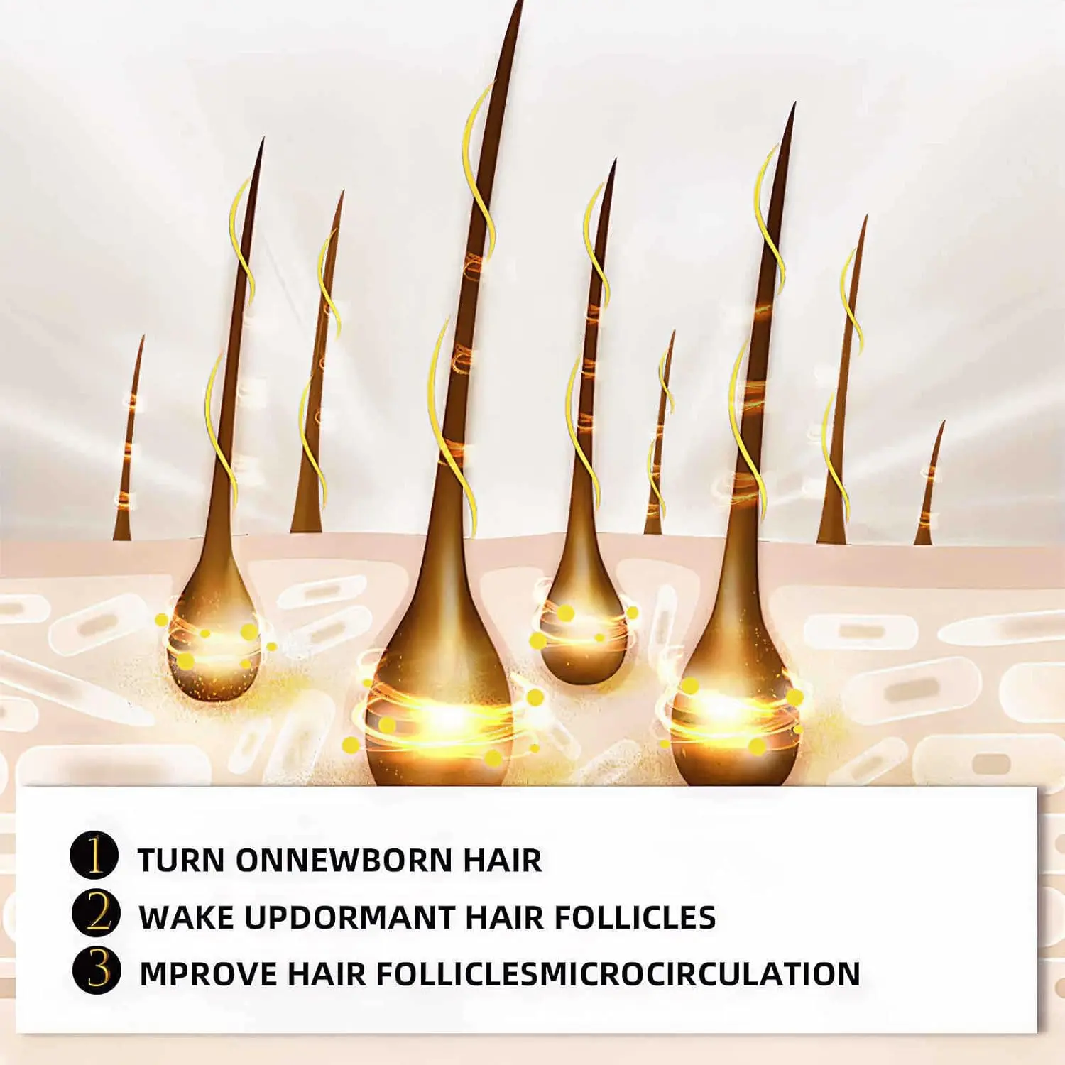 This 5% Minoxidil hair growth serum with biotin promotes hair regrowth for both men and women, offering a solution for hair loss and thinning.