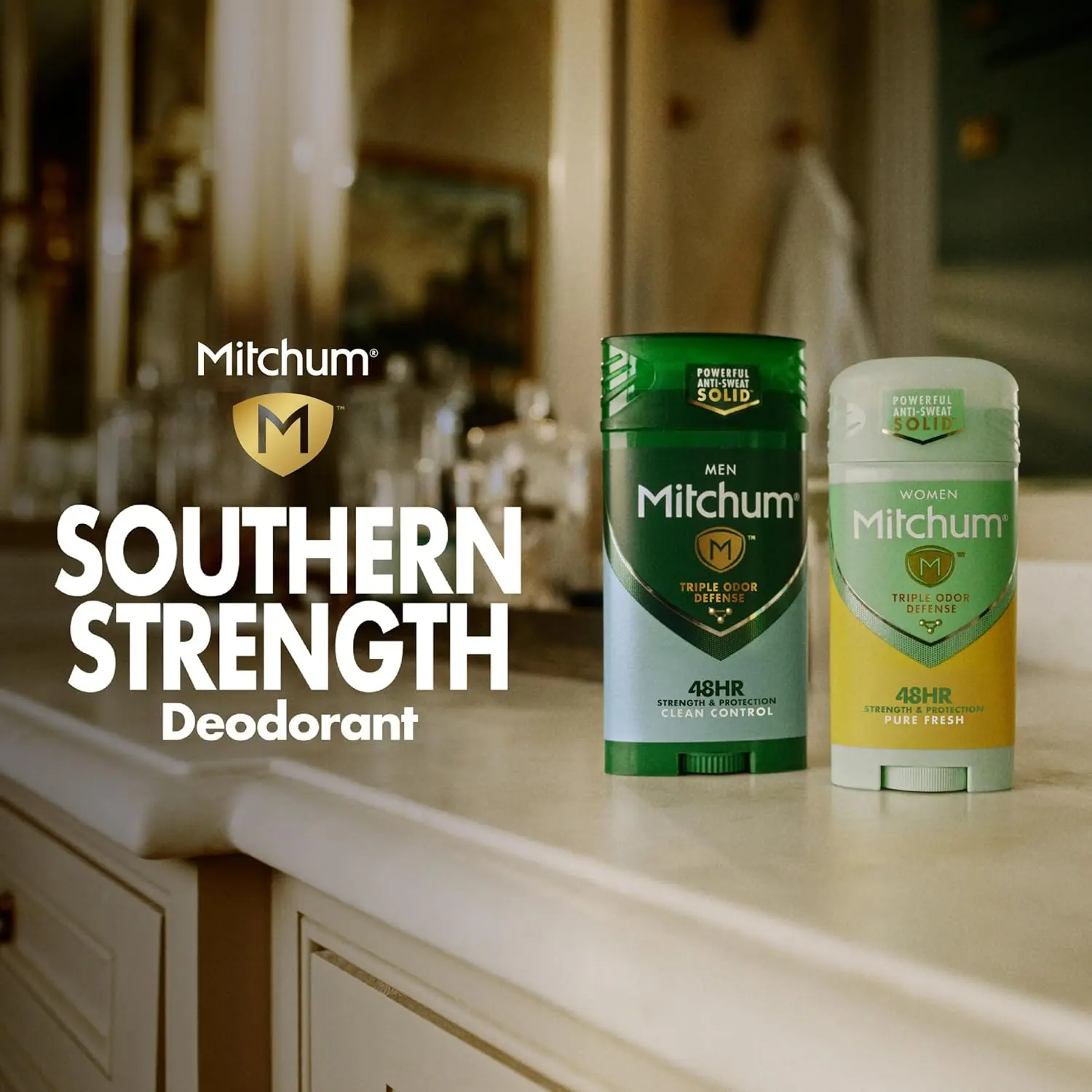 Mitchum unscented roll-on antiperspirant deodorant for men offers maximum wetness protection, reduces underarm moisture, and provides 48-hour odor control.