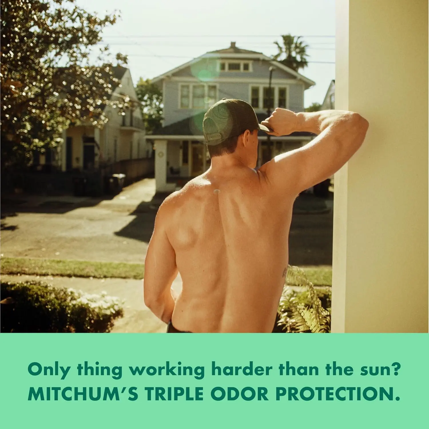This is an image of Mitchum Men's Antiperspirant Deodorant Gel Stick in Mountain Air scent, providing 48-hour odor and wetness protection.