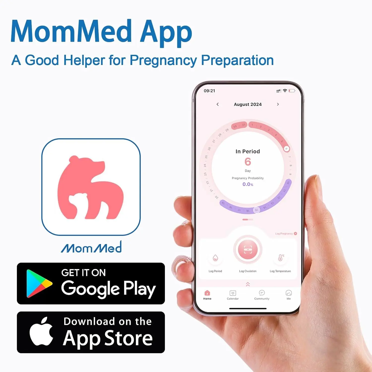 MomMed pregnancy test strips kit for early and reliable detection with over 99% accuracy, individually sealed for hygienic use, and including free urine collection cups.