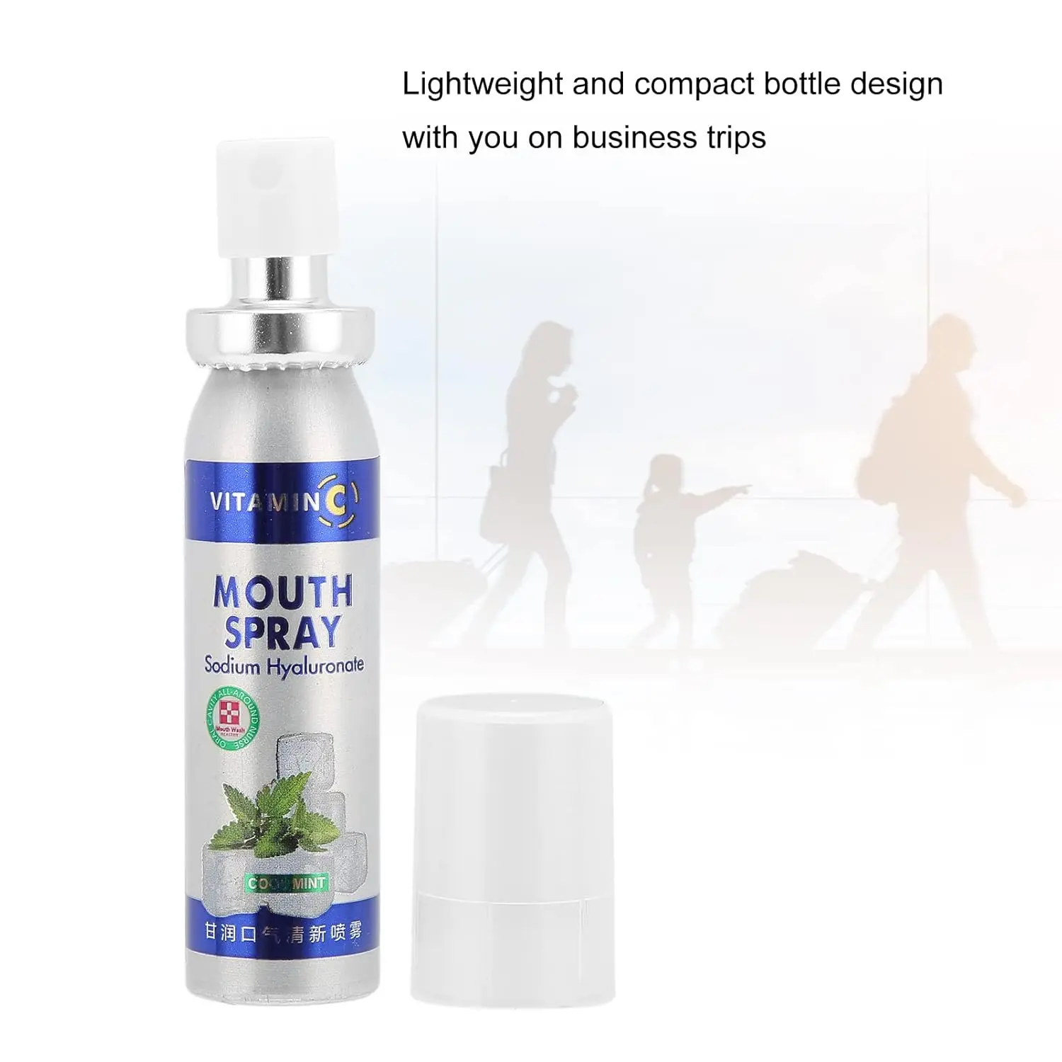 This mouth freshener spray uses a micro-atomizing nozzle to deliver a long-lasting fresh breath, perfect for travel, work, and dates.