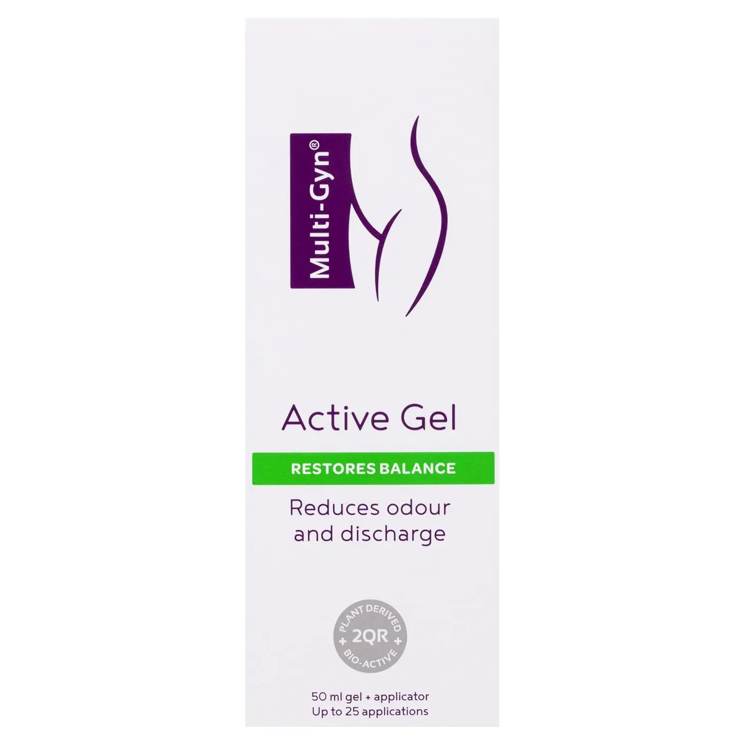 Multi-Gyn Active Gel helps reduce vaginal odor and abnormal discharge while promoting a healthy vaginal flora.