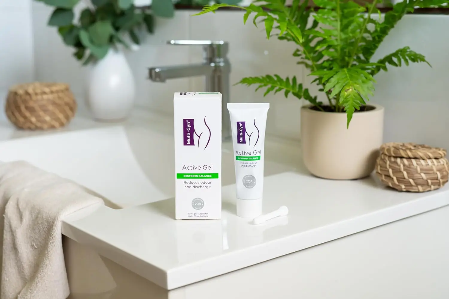 Multi-Gyn Active Gel helps reduce vaginal odor and abnormal discharge while promoting a healthy vaginal flora.