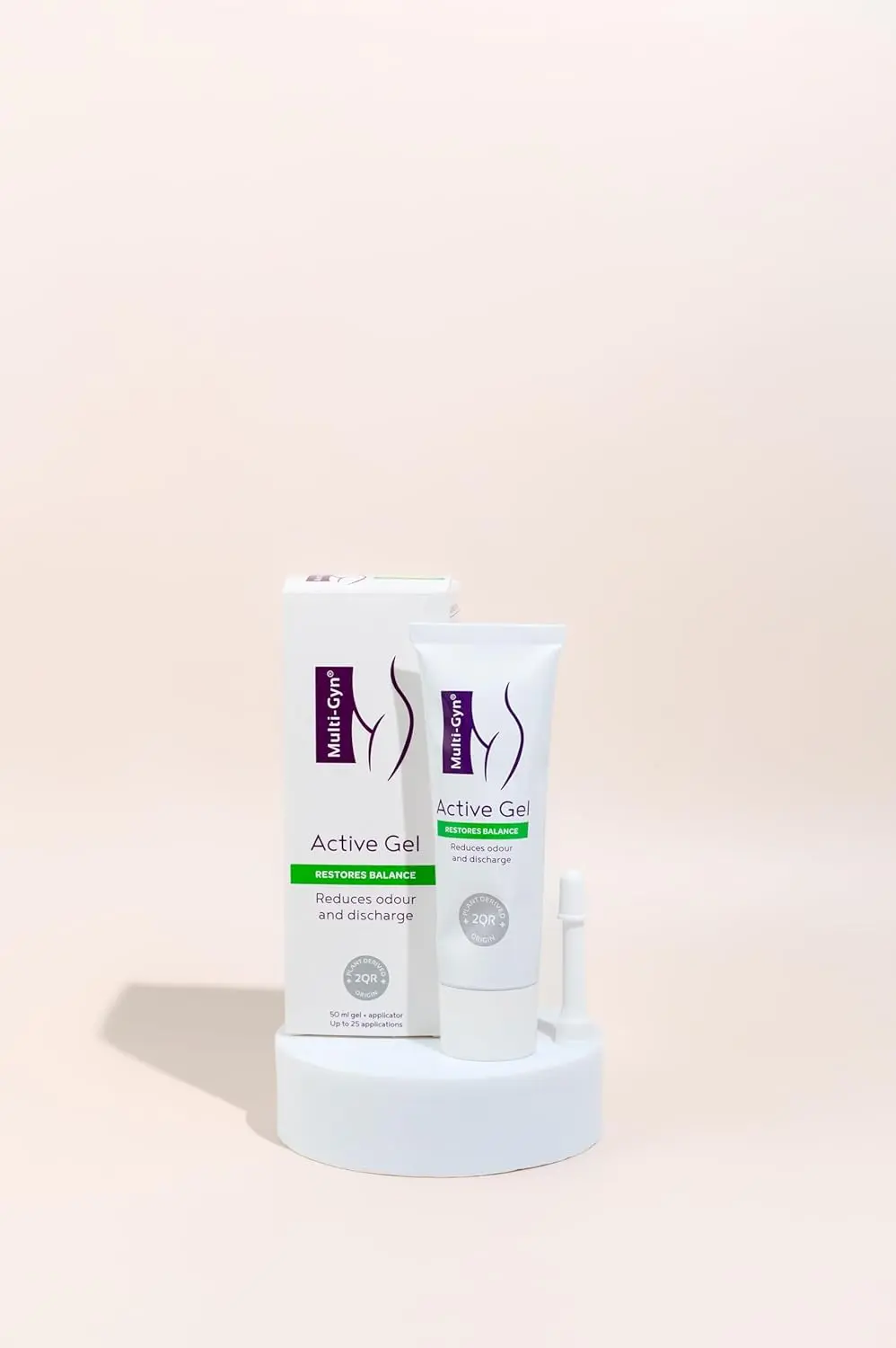Multi-Gyn Active Gel helps reduce vaginal odor and abnormal discharge while promoting a healthy vaginal flora.
