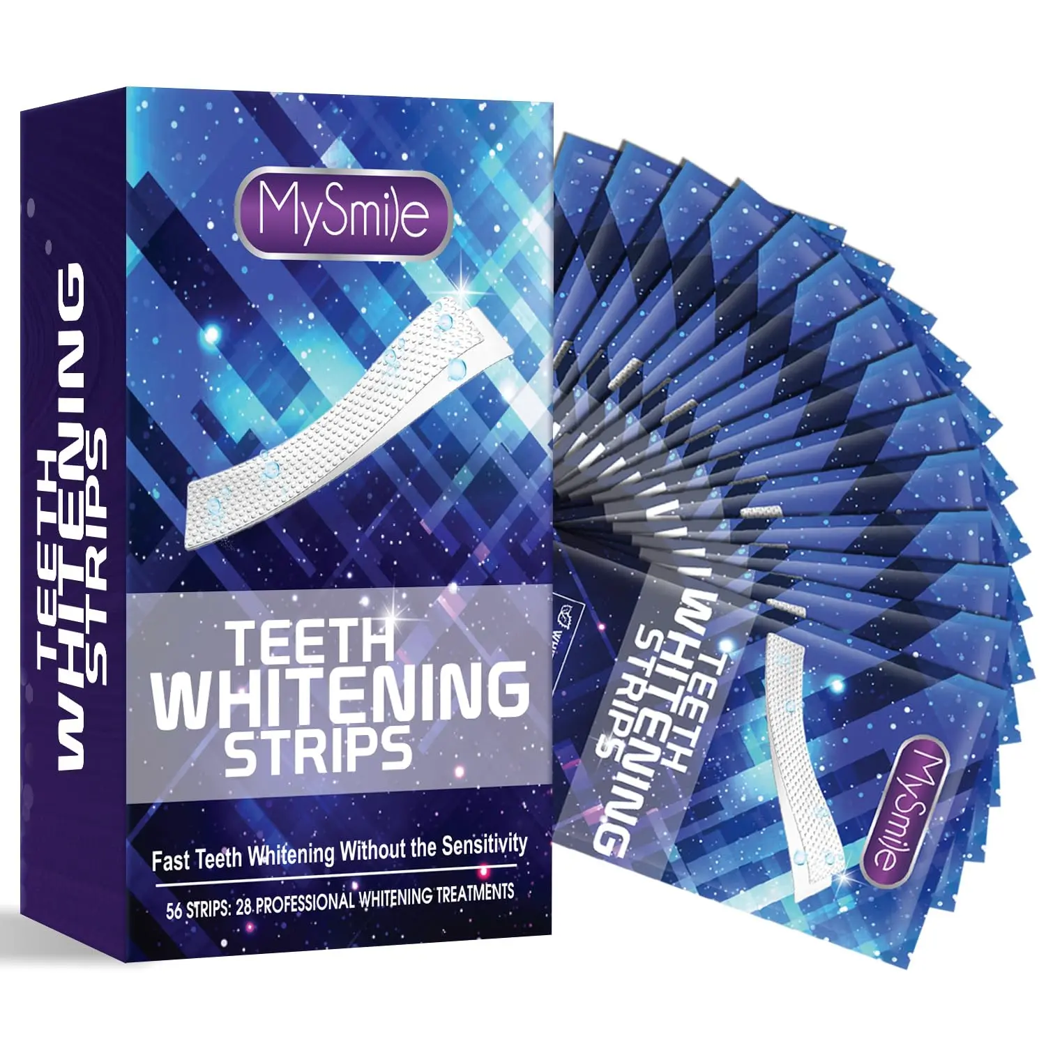 MySmile teeth whitening strips offer a gentle and effective way to brighten your smile at home, even with sensitive teeth, using a enamel-safe formula.