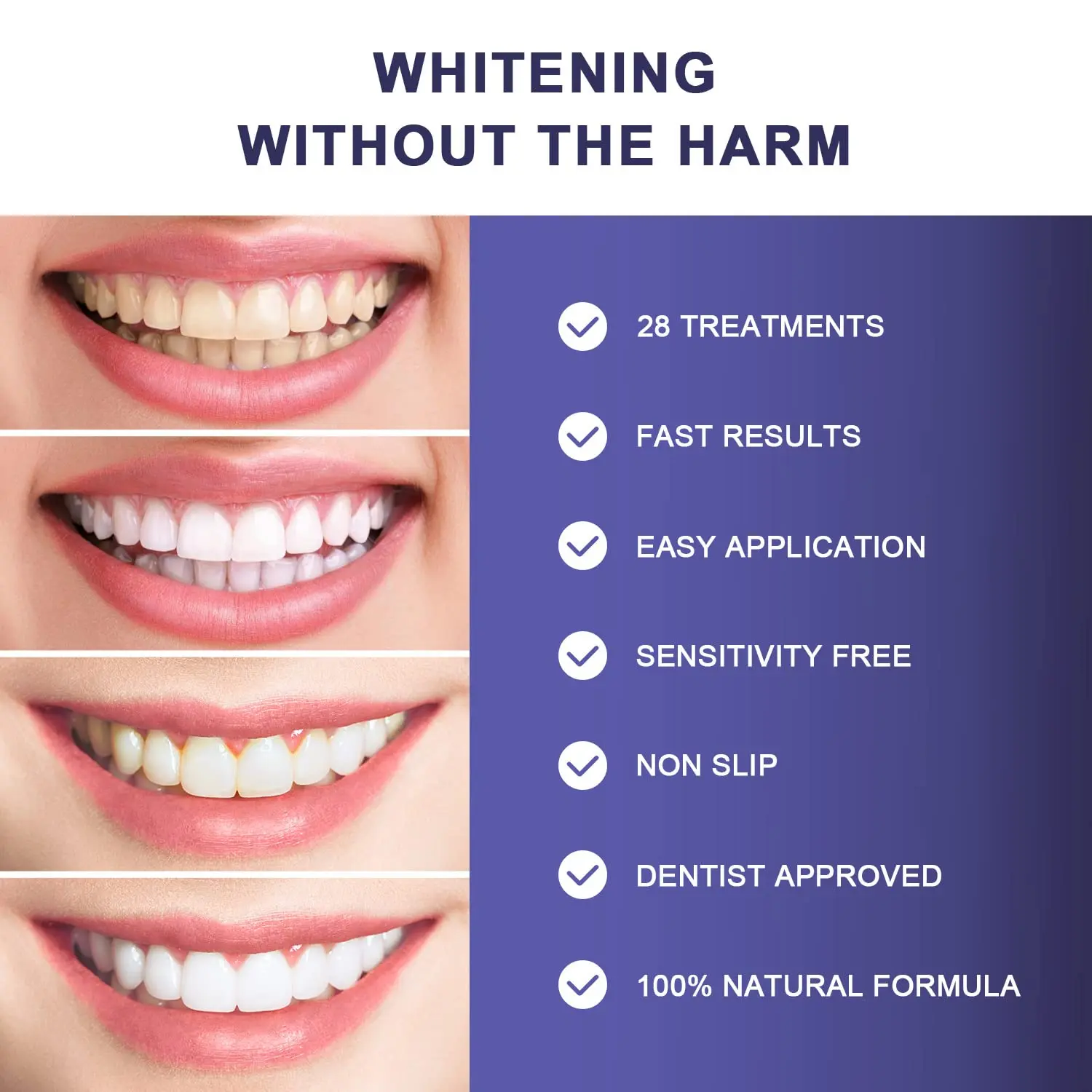 MySmile teeth whitening strips offer a gentle and effective way to brighten your smile at home, even with sensitive teeth, using a enamel-safe formula.