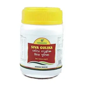 This is a pack of 50 Nagarjuna Shiva Gulika tablets based on Sahasra Yogam, accompanied by free Pachak Methi.