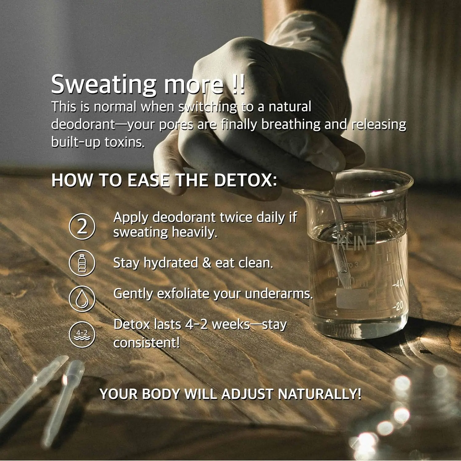 Natural grapefruit and ylang ylang deodorant providing long-lasting, non-toxic odor protection for sensitive skin.