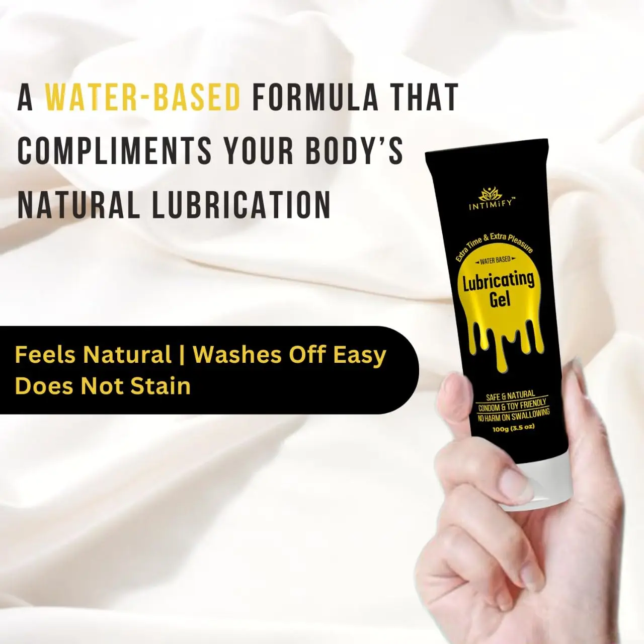 All natural Ayurvedic lubricating gel, specifically designed for men's intimate use.