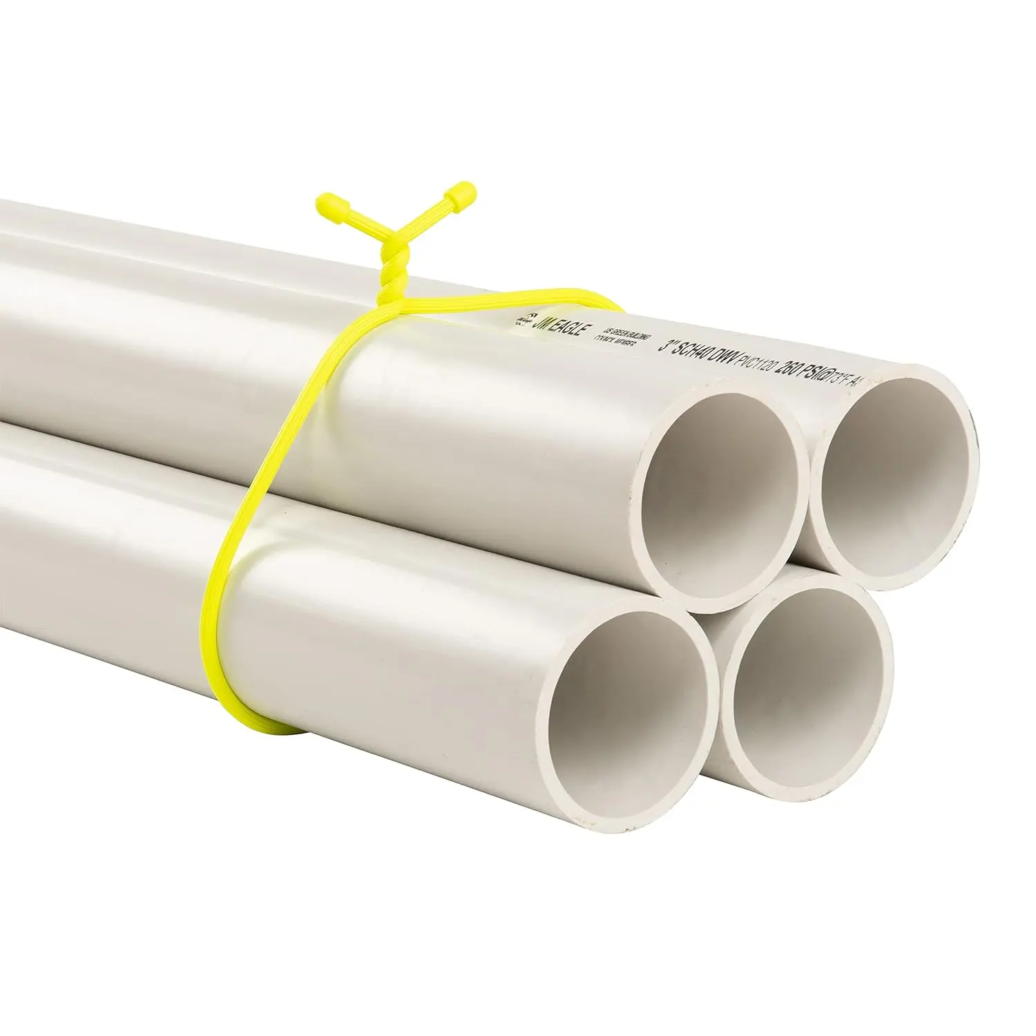 This image shows a two-pack of neon yellow 32-inch Nite Ize Gear Ties, durable and reusable twist ties with a strong wire inside for thousands of uses at home, on trips, and on boats.