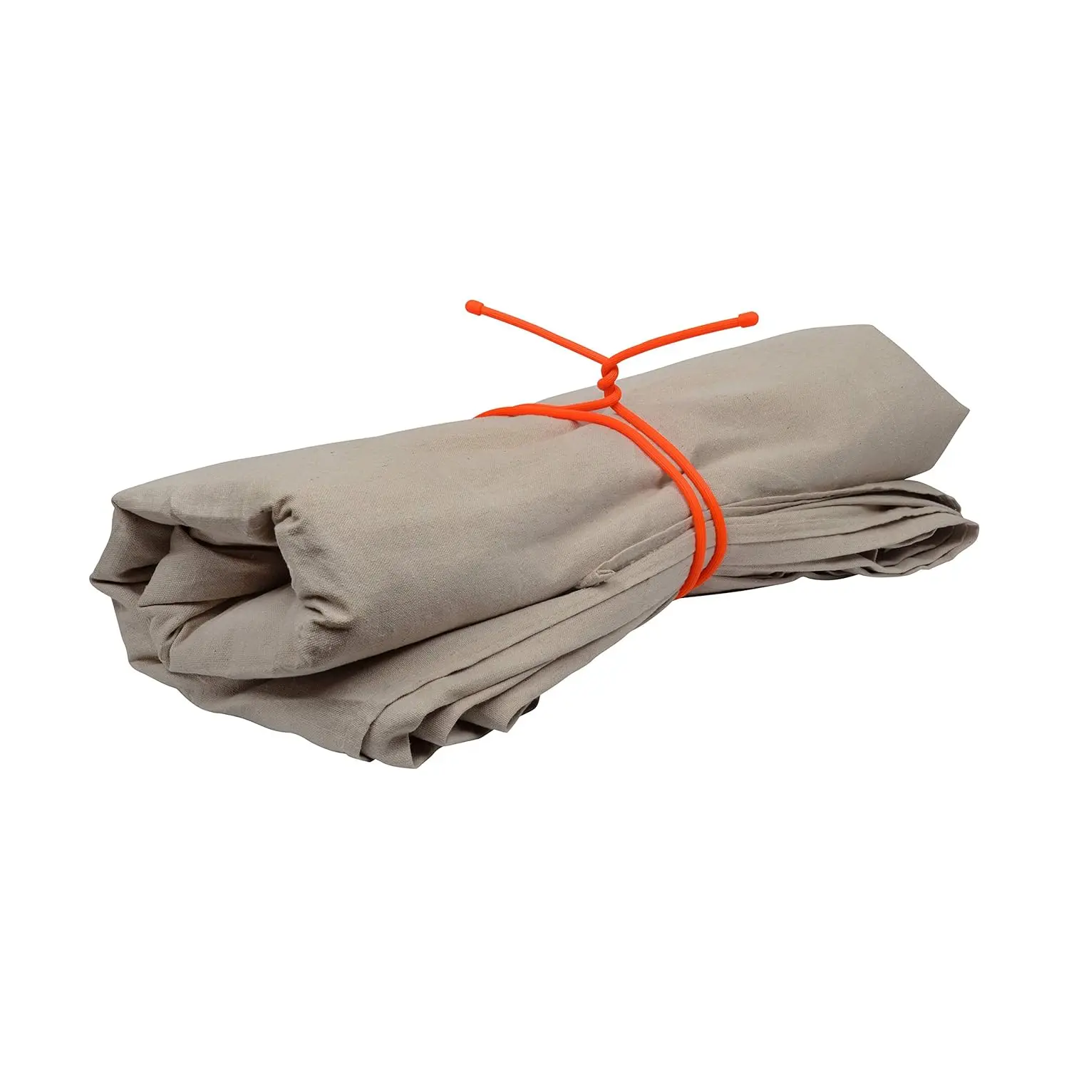 A two-pack of bright orange 64-inch Nite Ize Gear Ties, reusable rubber twist ties perfect for organizing large, unwieldy items indoors or outdoors, and made in the USA.