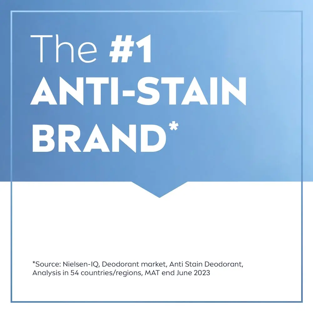 NIVEA MEN Black & White Invisible Original Antiperspirant Roll-On Deodorant offers 72-hour protection against odor, sweat, stains, residues, and irritation, leaving skin fresh and comfortable.