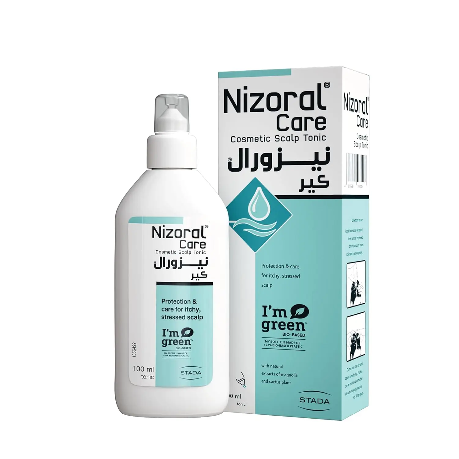 Nizoral Scalp Tonic provides leave-on relief for itchy and irritated scalps, supporting the microbiome and scalp barrier with its soothing, fragrance-free formula.
