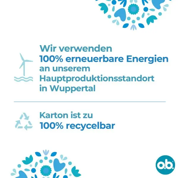 Box of 32 o.b. ProComfort Super Plus tampons offering ultimate comfort and reliable protection for very heavy flow days, featuring a plant-based core and SilkTouch surface.
