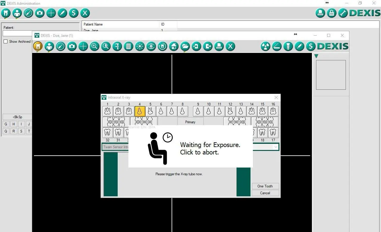 The waterproof ODI HD dental sensor size 2 with included software and TWAIN compliance connects via a 6.5-foot cable, allowing seamless integration with leading dental software.