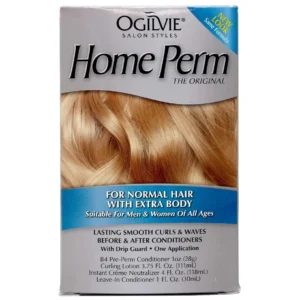 Ogilvie Salon Styles Home Perm for Normal Hair provides extra body and lasting salon-quality results.