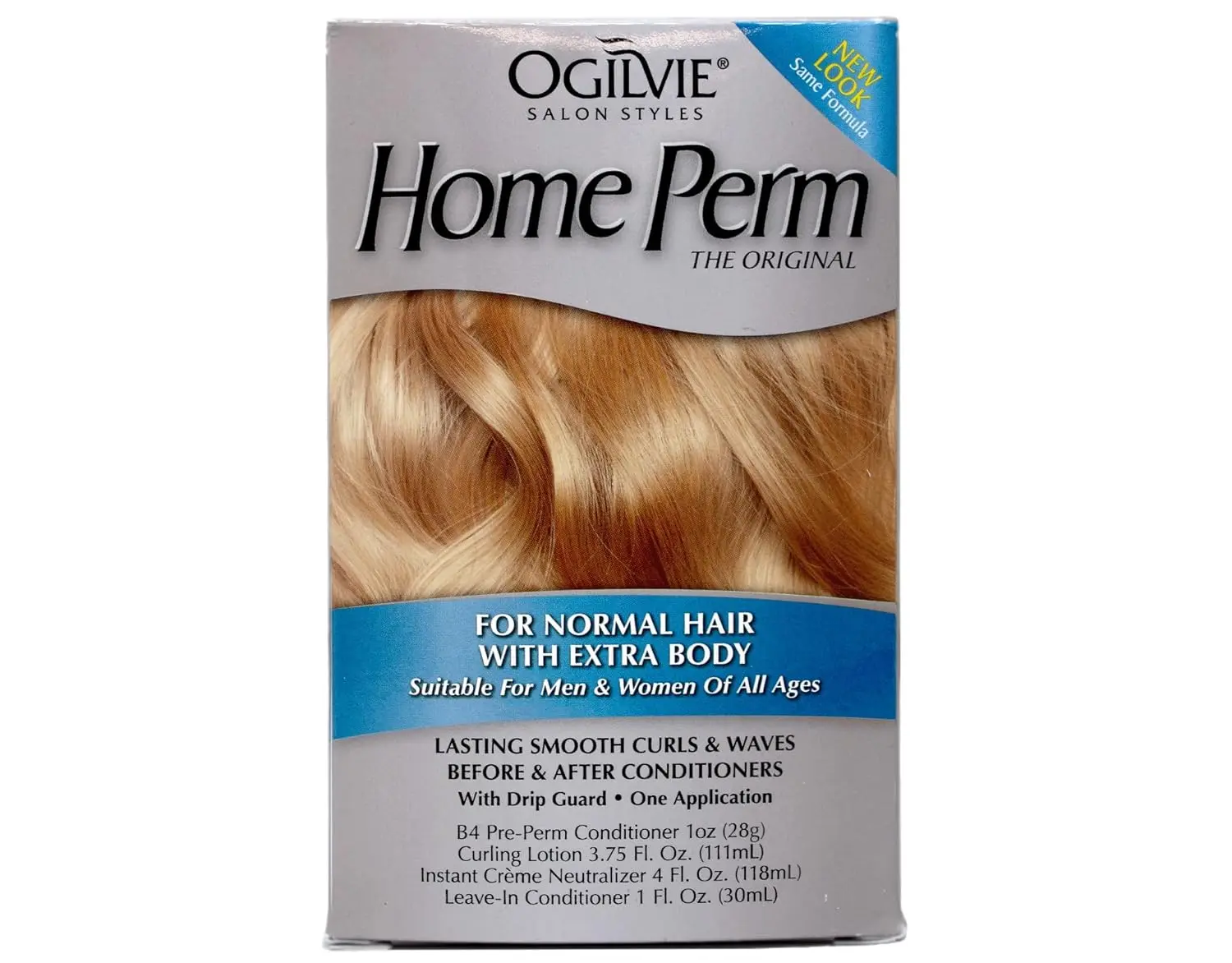 Ogilvie Salon Styles Home Perm for Normal Hair provides extra body and lasting salon-quality results.