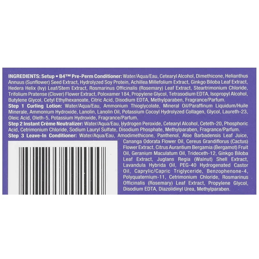 Ogilvie Salon Styles professional perm kit designed for color treated, thin, or delicate hair to create long-lasting smooth curls and waves.