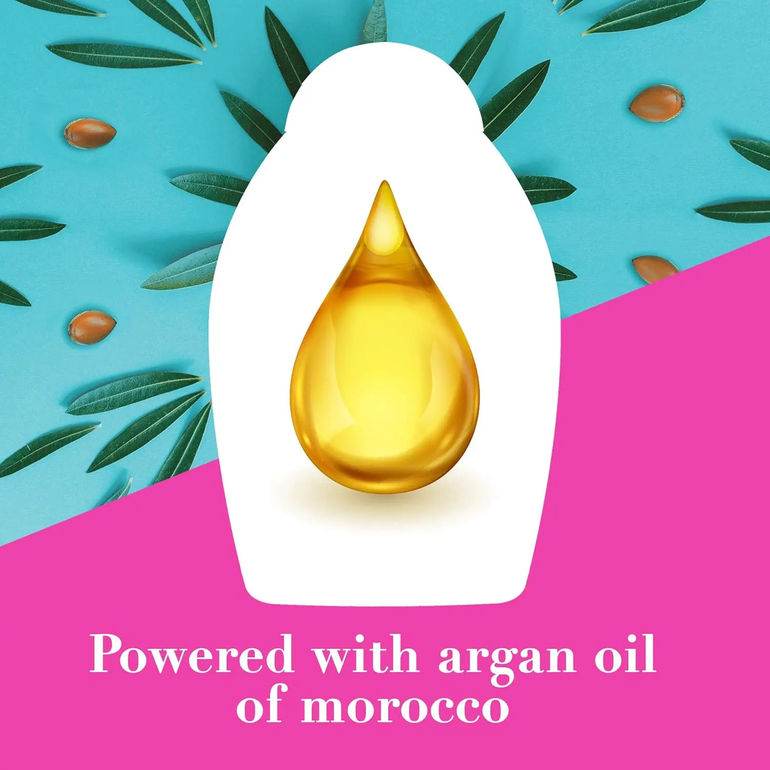 OGX Renewing+ Argan Oil of Morocco hair treatment restores shine, softness, and strength to all hair types.