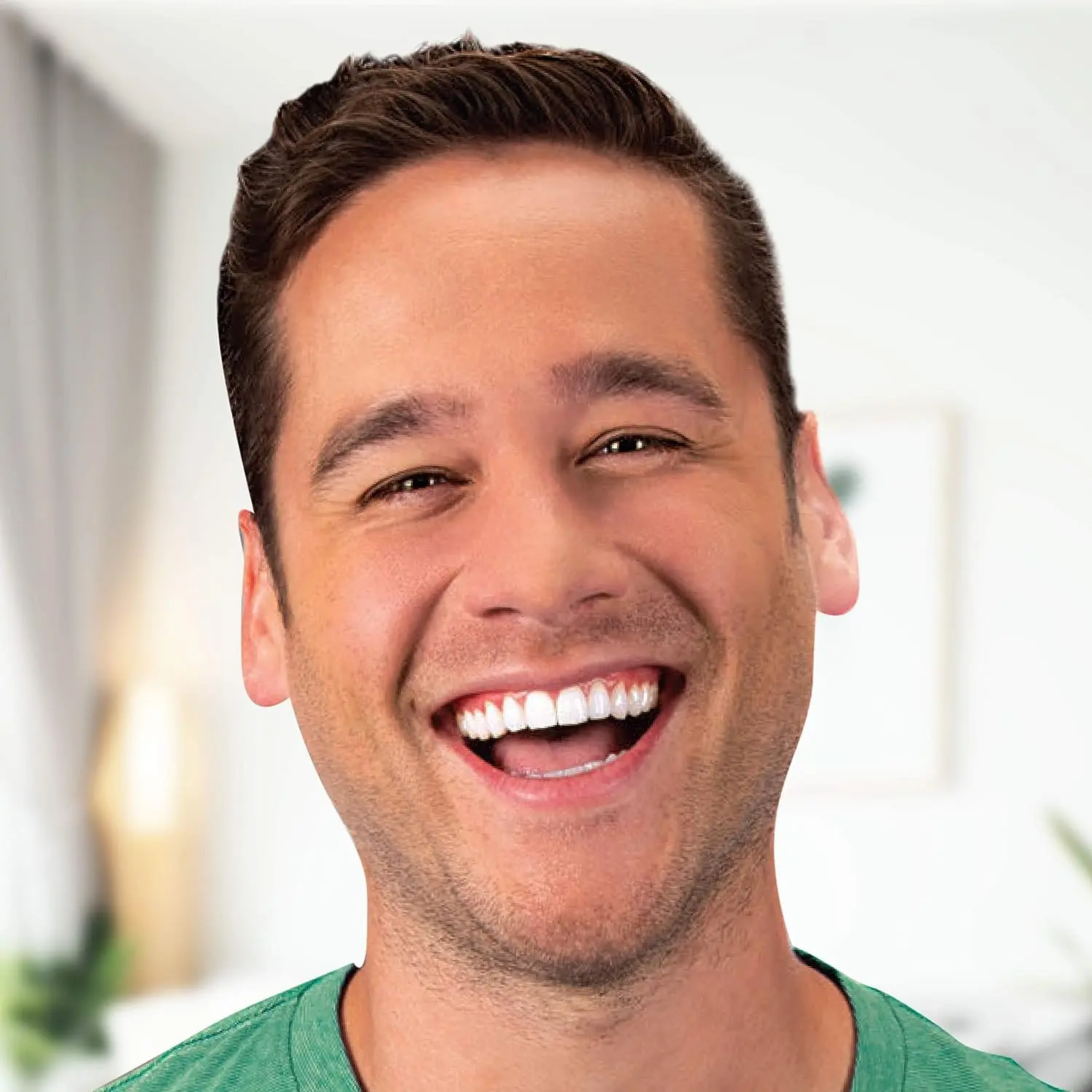 This image shows a four-pack of Opalescence Go 15% mint flavored teeth whitening trays designed to conveniently and effectively whiten teeth while reducing sensitivity and fighting tooth decay.