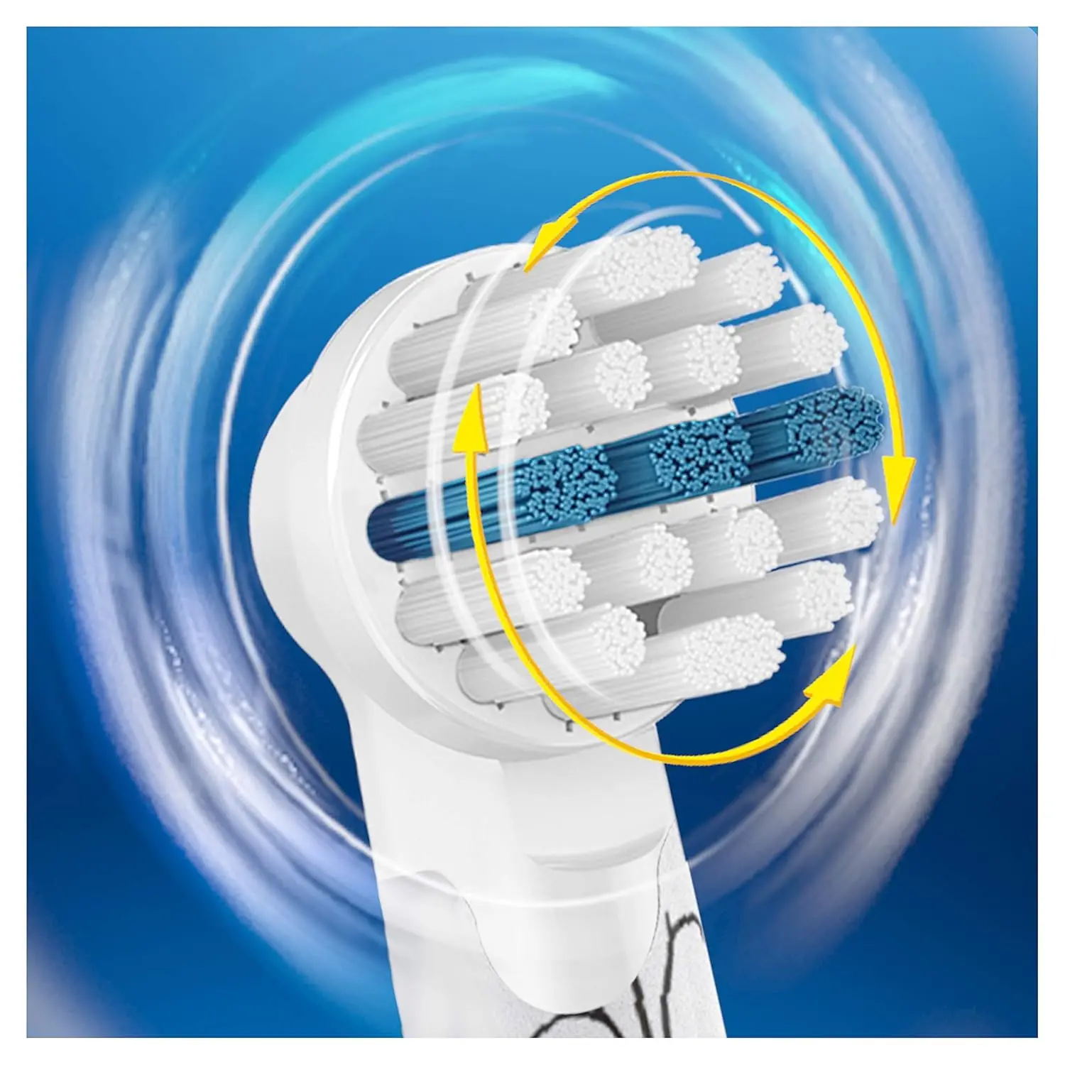 Four Oral-B Stages Power kids electric toothbrush replacement heads featuring Frozen characters, designed for a gentle and fun brushing experience, and compatible with most Oral-B kids' rechargeable toothbrush handles.