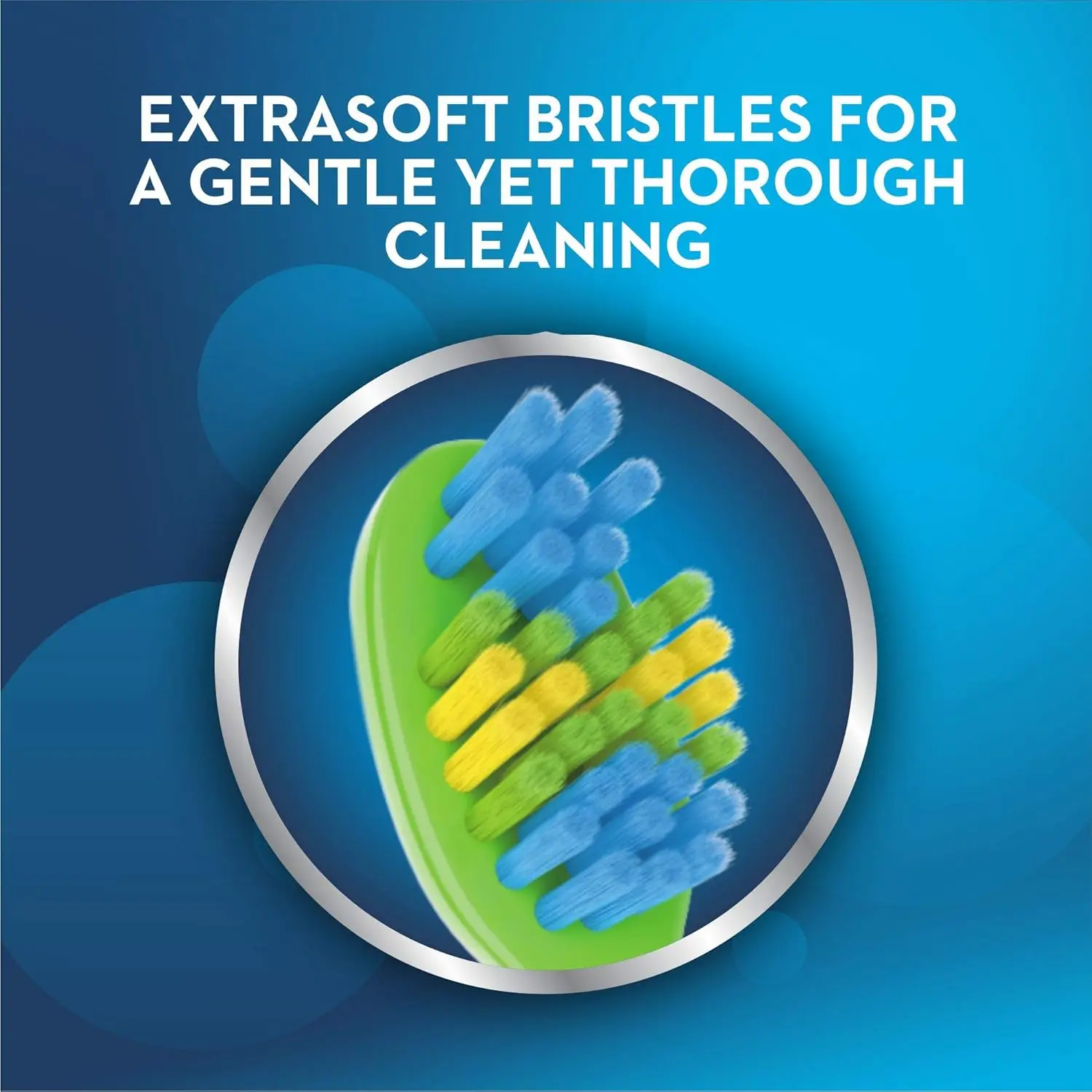 This is a three pack of Oral-B kids toothbrushes with extra soft, end-rounded bristles for gentle cleaning and featuring Captain Oral-B.