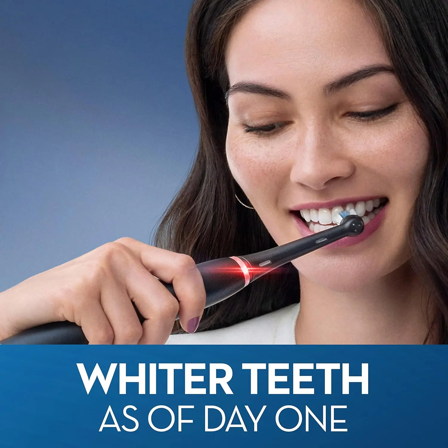 Black Oral-B Pro Clean 3 3000 rechargeable electric toothbrush with a round brush head and built-in timer for enhanced plaque removal and gum protection.