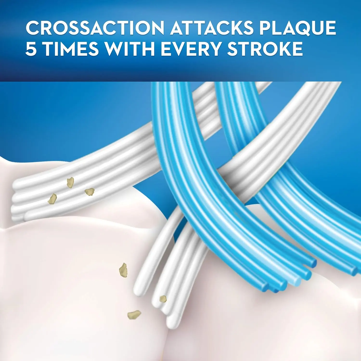 Two Oral-B Pro-Expert ProFlex soft manual toothbrushes with flexing heads and crisscross bristles designed to remove plaque, reduce gingivitis, and improve gum health.