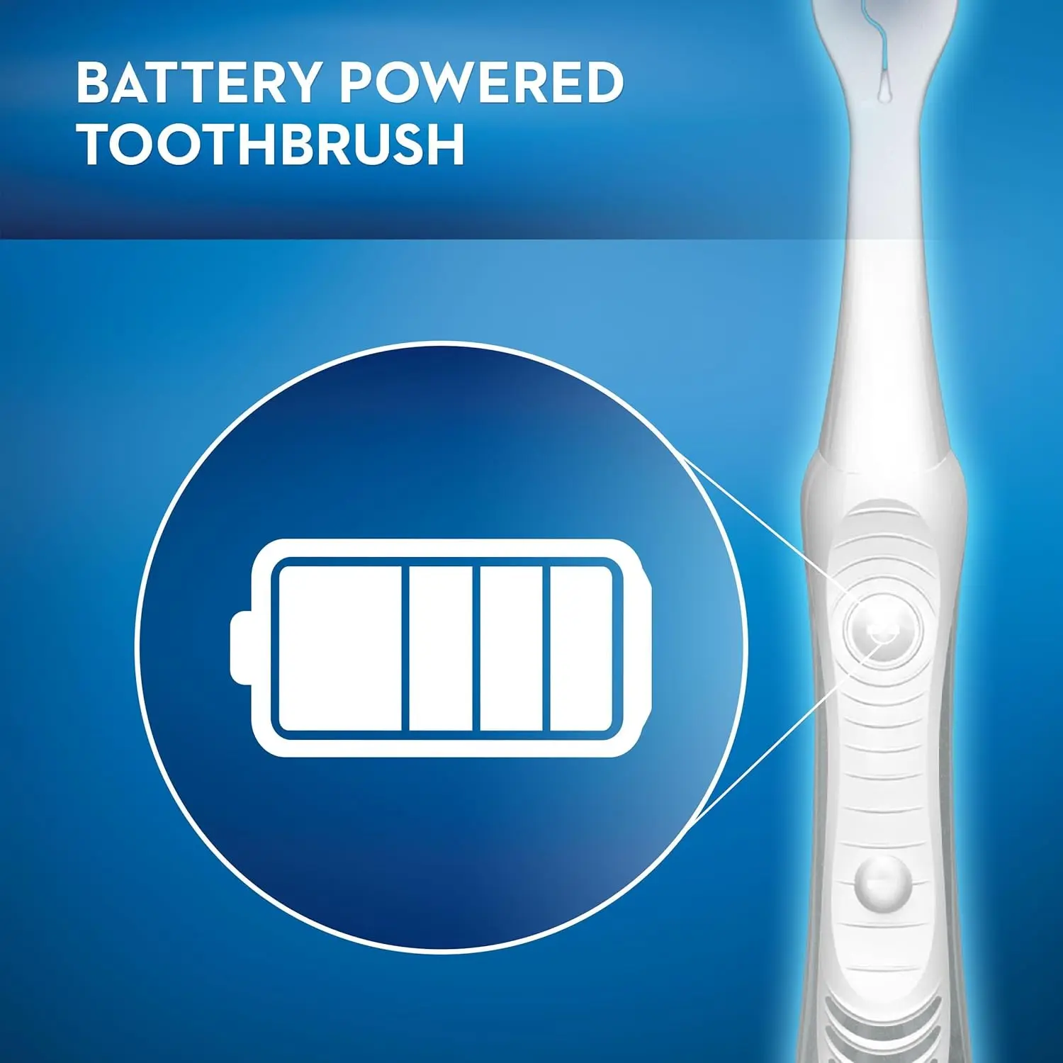 Oral-B Pro-Expert Pulsar toothbrush sweeps away plaque and food, penetrates deep between teeth, and adjusts to the contours of your teeth and gums.