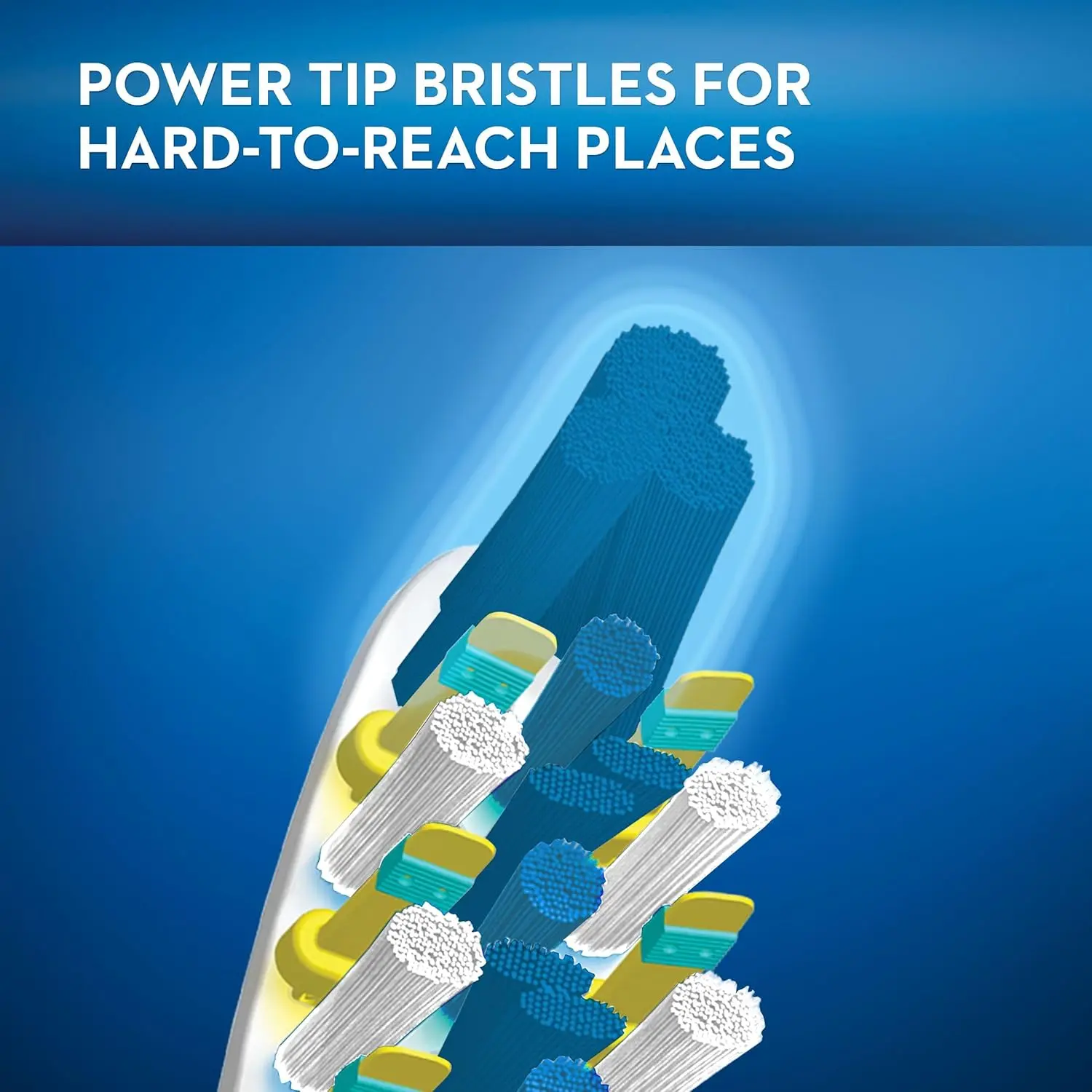 Oral-B Pro-Expert Pulsar toothbrush sweeps away plaque and food, penetrates deep between teeth, and adjusts to the contours of your teeth and gums.